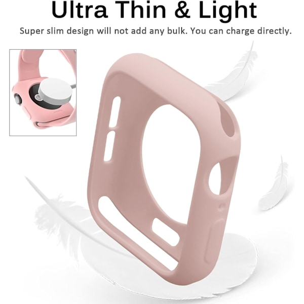 Kompatibelt Apple Watch Series 6 Series 5 Series 4 Etui 44mm, Anti-ridse Stødsikkert Beskyttelsescover til 44mm Series 6 / Series 5 / Series 4 Pin