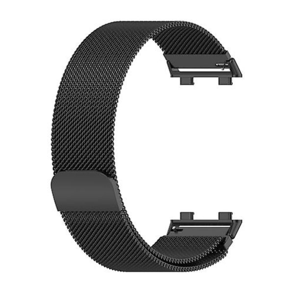 For Oppo Watch 2 46mm Milan Metal Watch Band HNT Black
