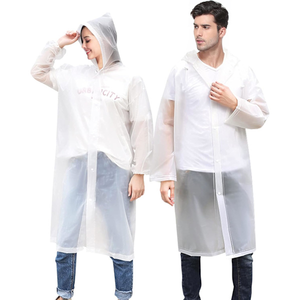 Regnponcho för vuxna 2 st
