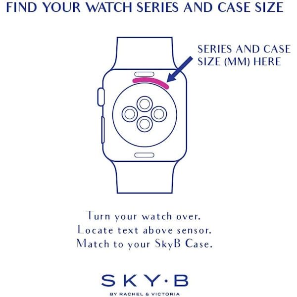 Triple Halo Beskyttende smykkeetui i gult gull for Apple Watch Series 1, 2, 3, 4, 5 - 38mm
