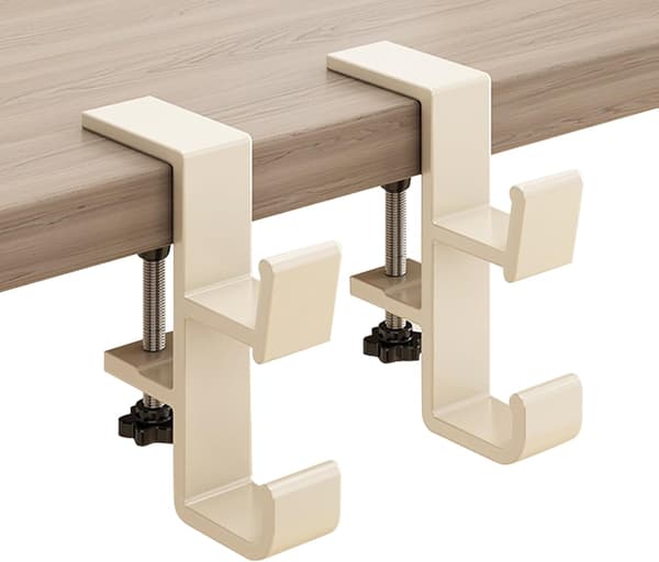 wxsp 2-pack Bokväska Krokar Skrivbordsförvaringssystem Skolmaterial Organizer -