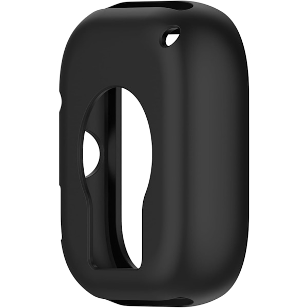 Kompatibel med Redmi Watch 4 Beskyttelsesetui - Silikone Beskyttende Urkasse Cover Shell Kompatibel med Redmi Watch 4 (Silikone Sort) Sort