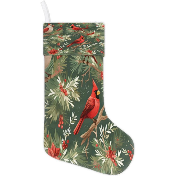 Juldesign Dekor Weihnachtsstrumpa Presenthållare Semester Xmas Strumpor Sockor för Familj Dekoration Hängande Ornament Fest, 45 x 19,8