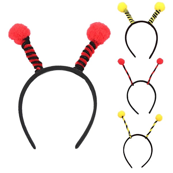 Biantennband Snigel, Myror, Insektsdräkt Rekvisita Med Plysch Pom-pom Bopper 4
