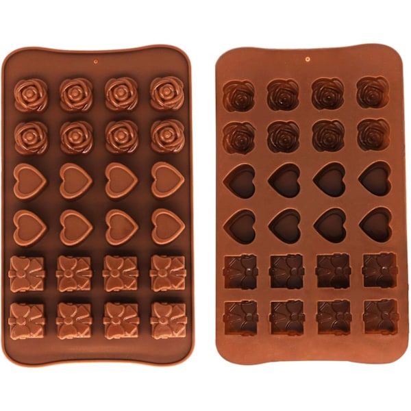 Silikone chokoladeforme - Candy Jelly Ice Cube søde forme
