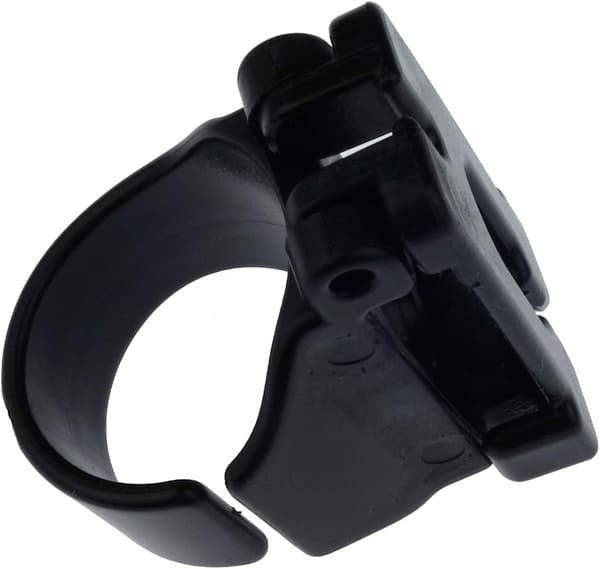 4-pak dykker universal plastik klips snorkelholder, sort