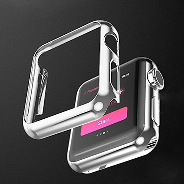 Yhteensopiva Apple Watch SE Series 6 5 4 44mm 40mm -kotelon kanssa, erittäin ohut PC-pinnoitettu suojapuskuri, naarmuuntumaton suojakotelo Apple Watch 44:lle