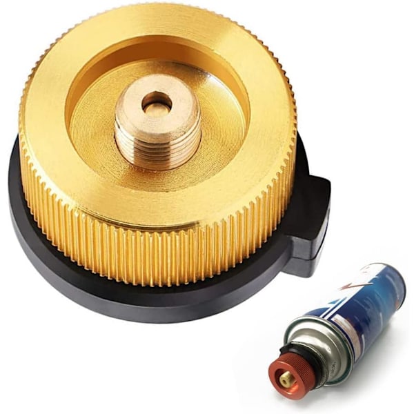 Campingmunstycke Flaska Convert Adapter Connector - Spis Connector för Butan Canister