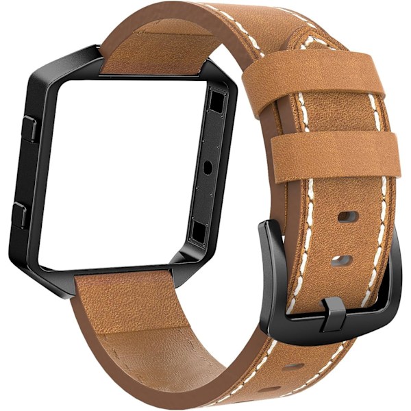 Äkta läderband kompatibla med Fitbit Blaze Smart Watch