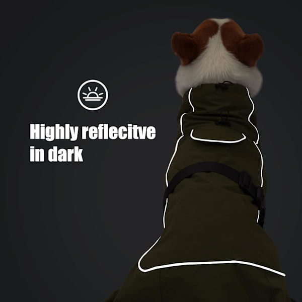 Hundar Vinterjacka Mysig Reflex