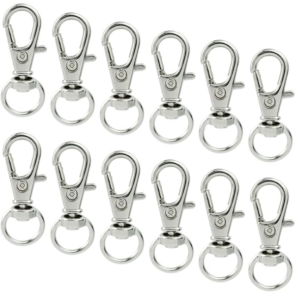 50 stk Swivel Clasps Lanyard Snap Hook