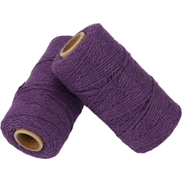 656 fot bomullsbagerigarn spole 10 ply, hantverkssnöre för DIY-hantverk