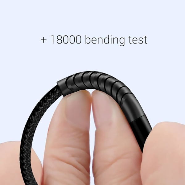 Android-laderkabel [2-pakke/3,3 fot]. Micro USB-kabler Hurtiglader