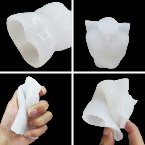 2 st 3D kroppsformade formar