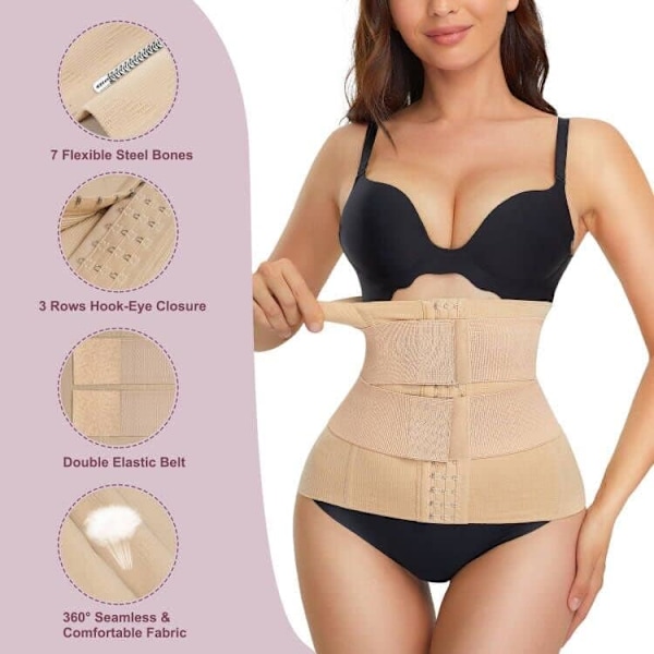 Taljetræner til kvinder Body Shaper Mavekontrol Shapewear Underbust