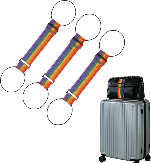 Multifunksjonelle sterke justerbare bagasjekoblingsstropper, elastisk justerbar bagasjestropp, multifunksjonell elastisk bagasjestropp med spenne,