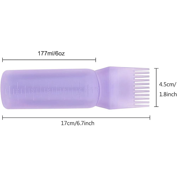 Root Comb Applikatorflaska, 2 Pack 6 Unce Applikatorflaska