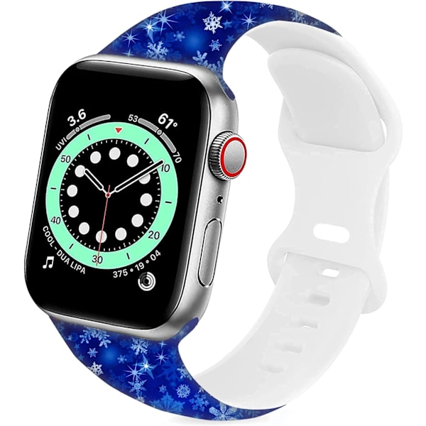 Glædelig jul Snowflake Snowman Gnomes Snow Band Kompatibel med