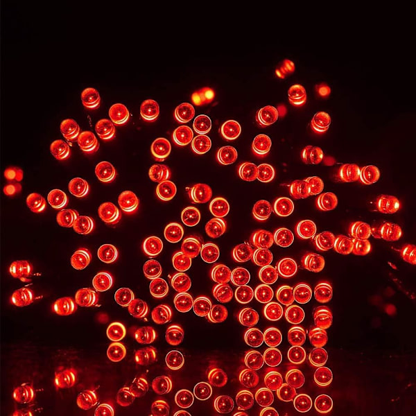 2-pak Superlange solcelledrivne lysslynger 85FT 240 LED 8 moduser Solcelledrevet utendørsbelysning Vanntett julelys for juletrehage