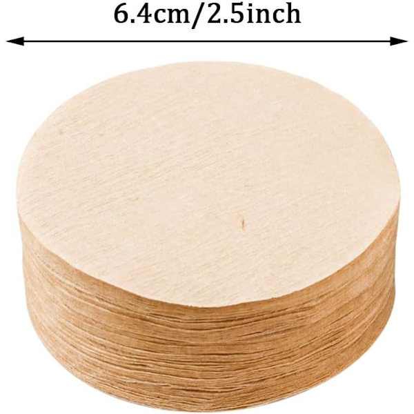Kaffe filter - Runde erstatnings kaffefiltre (400 stk)