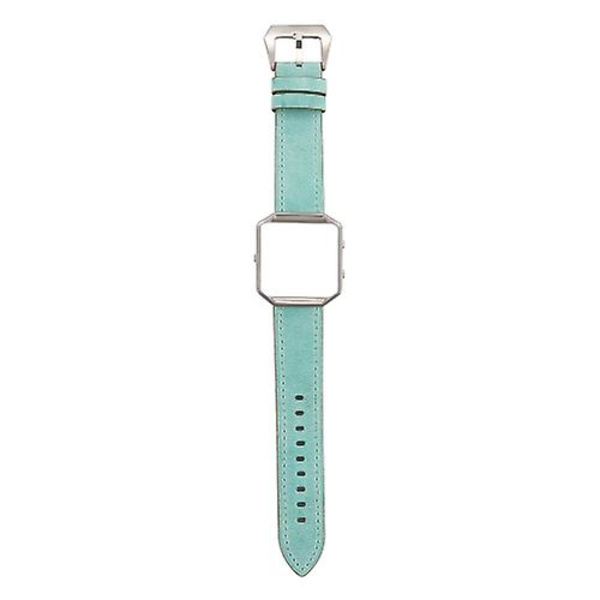 For Fitbit Blaze Fresh Style Læderurrem JCW Green