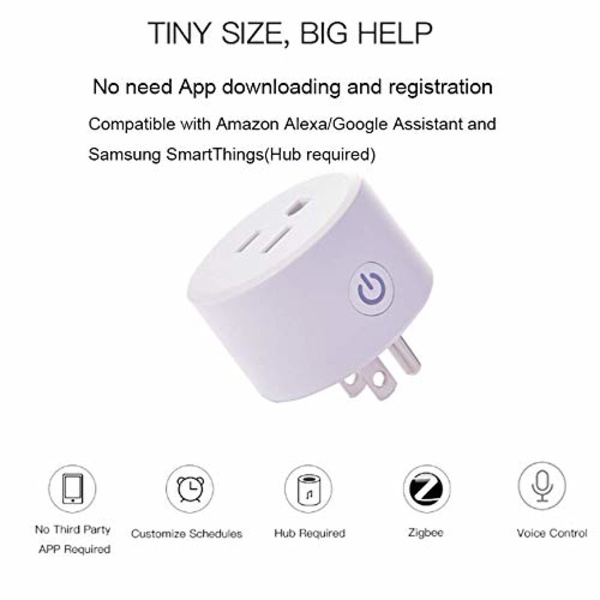 Smart Plug kompatibel med Alexa Echo Plus Smartthings Hub