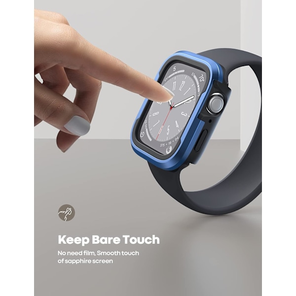 Robust deksel i aluminium, designet for Apple Watch Series