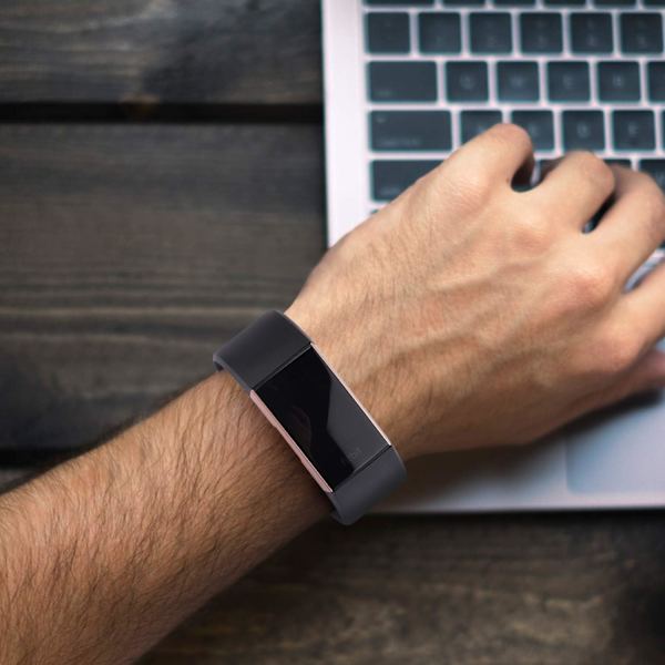 Kompatible remmer for Fitbit Charge 3 og Charge 4 - Pustende silikonbånd