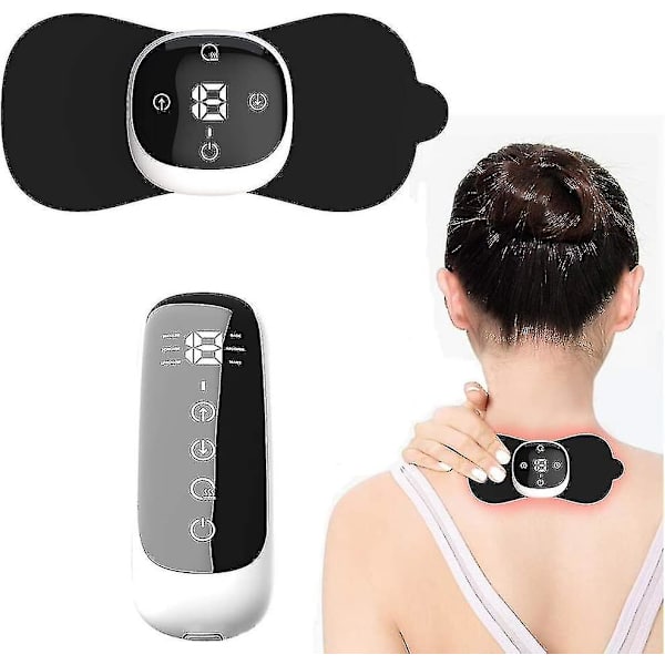 Trådløs TENS-maskine til smertelindring - TENS-enheder opvarmet genopladelig muskelstimulator Ems-massage