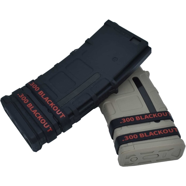 300 Blackout Magazine Marking Bands - 12 Pack