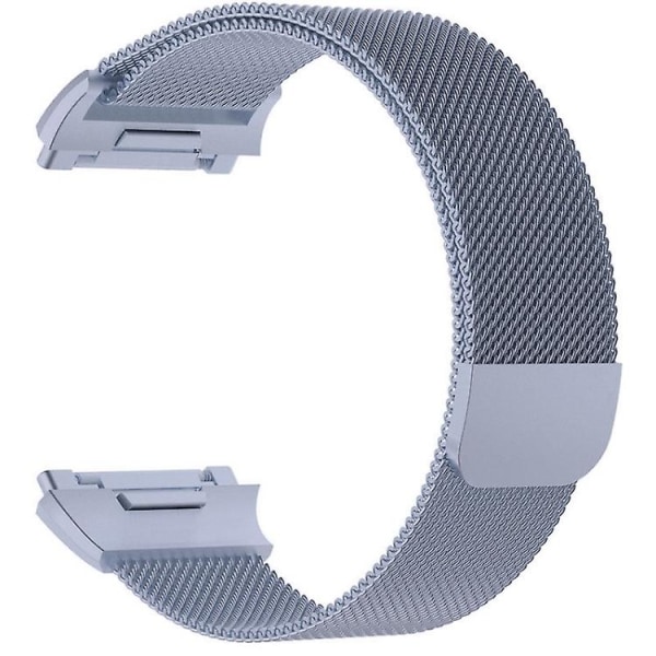 Til Fitbit Ionic Milanese Watch Band, Lille størrelse: 20,6x2,2cm NKM Space Gray