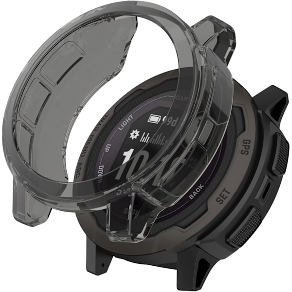 Kompatibel med Garmin Instinct 2 Skyddsfodral, Smartwatch TPU Transparent Skyddsfodral Skal för Garmin Instinct 2 2