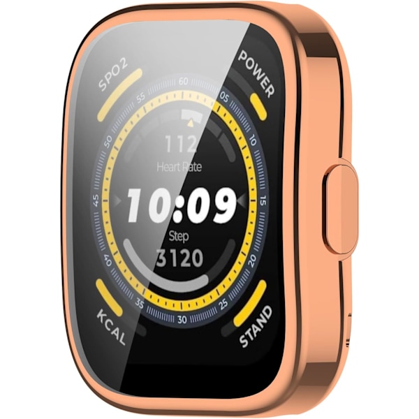 Mjuka TPU-skal avsedda för Amazfit Bip 5 Skärmskydd Fullständigt skydd Klockskärmsskydd för Amazfit Bip 5 Smart Watch 1.91 tum (Ej för Bip3/B