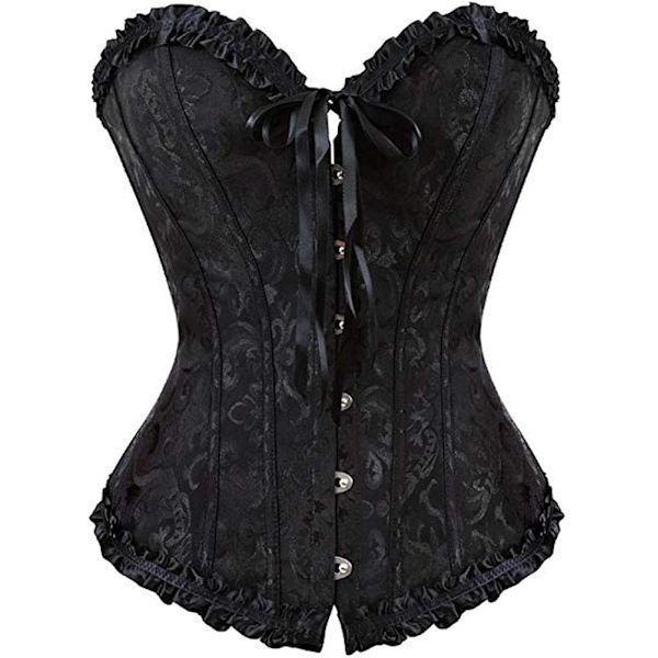 Korset til kvinder, sexet, plusstørrelse, korset overbust, bustier, g-streng