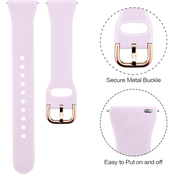 4-pack smala band för Garmin Venu / Vivoactive 3 watch, 20 mm