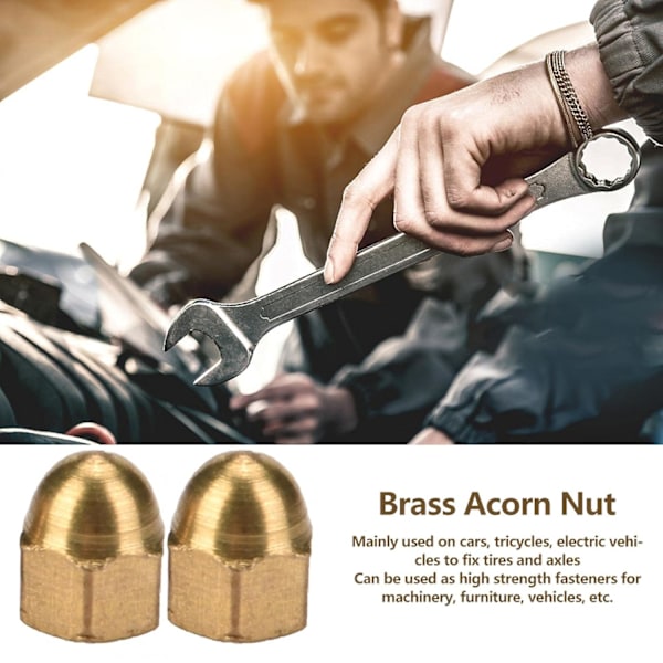 Messing Acorn Muttersett M3(20PCS)