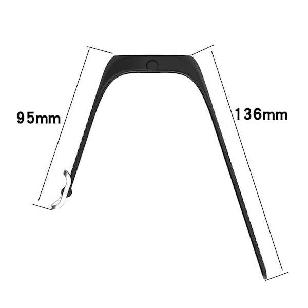 Til Polar M200 Tekstur Silikone Urrem, One Size VWS White