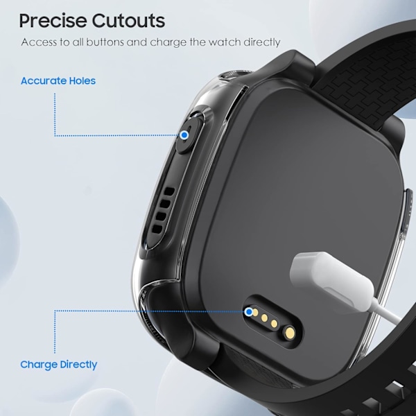Smartwatch-etui Kompatibel med Xplora X5 Play, hårdt PC-etui med
