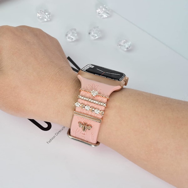 Watch Band Charms (band ingår), kompatibel med Apple