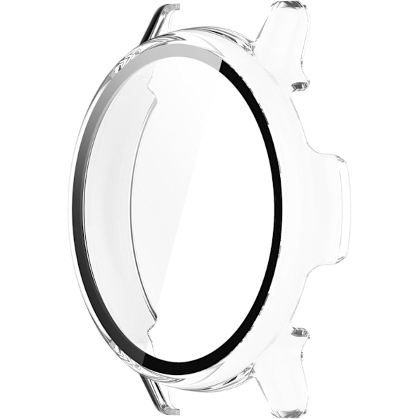 Kotelo Garmin Vivoactive 5:lle, Täyspeittävä PC-suojakotelo, Puskuri, Erittäin ohut, Älykellotarvikkeet (Pinkki/Kirkas/Musta) pinkki/kirkas/musta