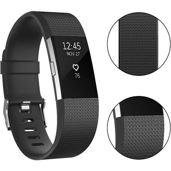 Fitbit Charge 2 udskiftningsrem - Blød og behagelig