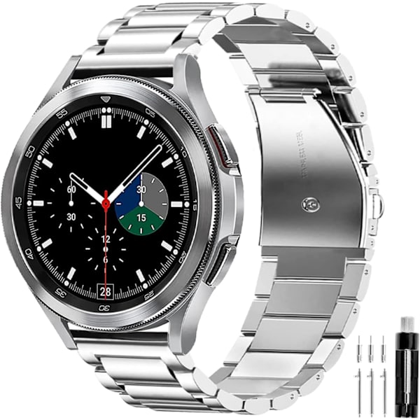 Kompatibel med Galaxy Watch 7 6 5 4 FE Band Pro Classic Active 2 40mm 44mm 43mm 47mm 45mm 42mm 46mm 20mm Galaxy Watch 3 Band 41mm Män Kvinnor