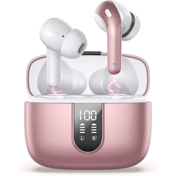 Trådløse Bluetooth-hovedtelefoner 3D Hi-Fi Stereo, Ipx7