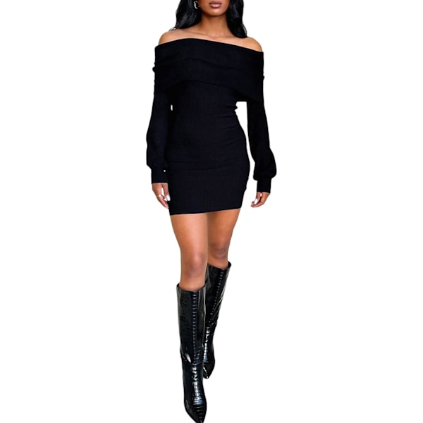 Gotisk axelbandslös miniklänning - Estetisk randig bodycon