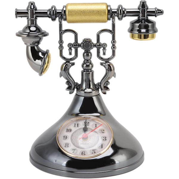 Vintage Telefonur Alarmur Vintage Retro Antik Paern Bordur (YF020 1) Yf020 1 Yf020 1