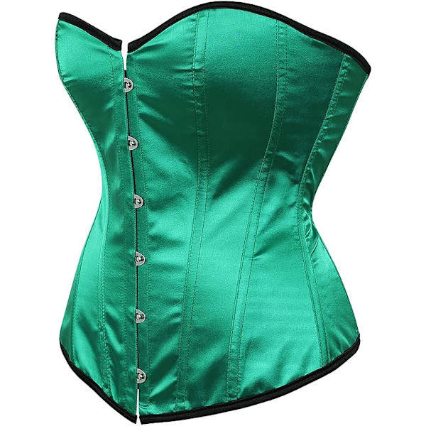 Kvinders Satin Korsetter Top Blonde Op Bonet Overbust Korset Bustier Lingerie Body