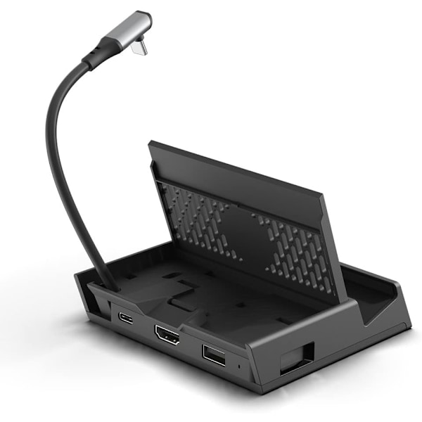 x Savage Raven SteamDock: En kompakt och portabel docka med löstagbar USB-hubb HDMI TV-adapter för Steam Deck ROG Ally & andra enheter (för Switch OLED