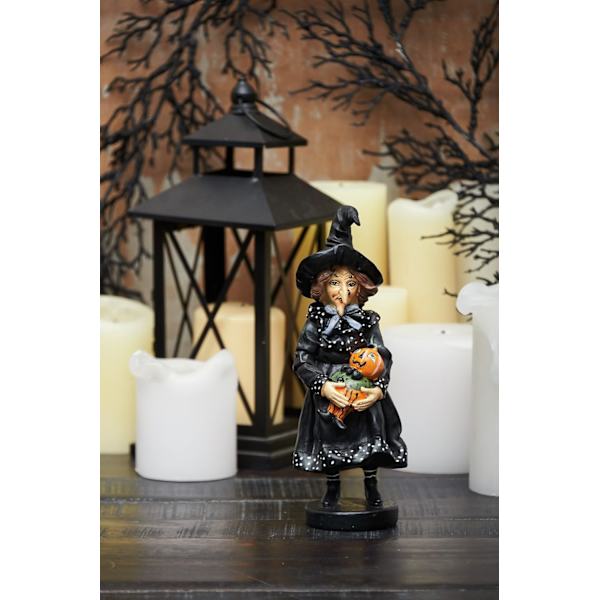 C&F Home     Rosalea Häxa Skörd Pumpa Barn Folk Art Samlarobjekt, Joe Spencer Gathered Traditions Hem Inomhus Vardagsrum Slutbord Skrivbord