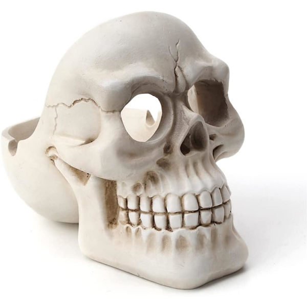 Askebæger Rygning Askebæger Stilfuld Askebæger Ryger Seje Ting til Dit Værelse Rygeartikler Skelet Design Ornament Skrivebordsudsmykning Halloween