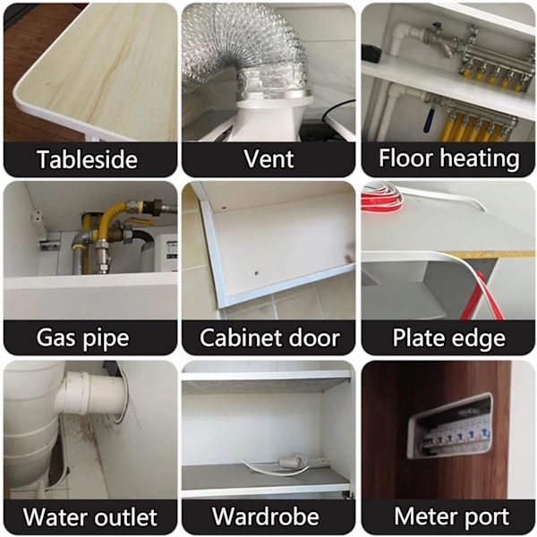 U-formad kantlist, 5 meter självhäftande fanerkant, TPE flexibelt möbelkantsskydd för skåpreparation möbelrestaurering (20MM, brun)